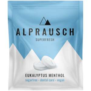 Alprausch Superfresh Eukalyptus Menthol ohne Zucker 22g - Alprausch Pastillen