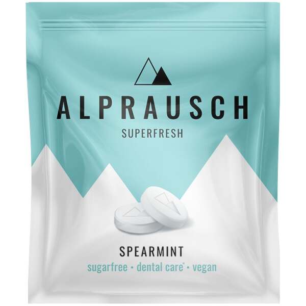 Alprausch Superfresh Spearmint ohne Zucker 22g