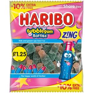 Haribo Bubblegum Bottles 176g - Haribo