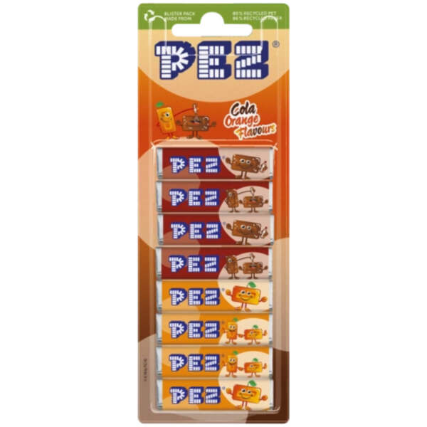 PEZ Bonbons Cola-Orange 8er