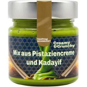 Pistaziencreme mit geröstetem Kadayif und 30% Pistazienanteil 220g - hashtag Schmeckt