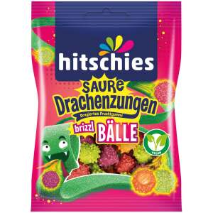 hitschies Saure Drachenzungen brizzl Bälle 100g - Hitschies