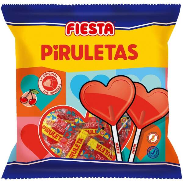 Fiesta Herz Lollies 91g