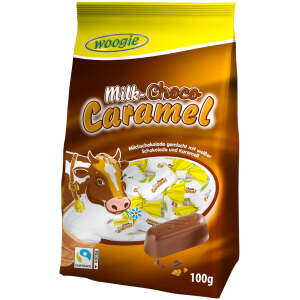 Milk & Choco Caramel Pralinen 100g - Woogie