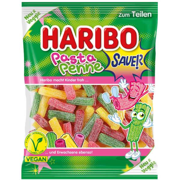 Haribo Pasta Penne Sauer vegan 160g