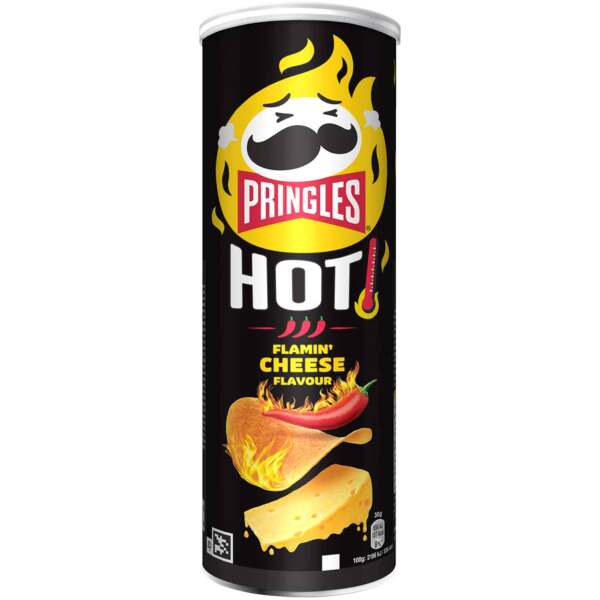 Pringles Hot Flamin Cheese 160g