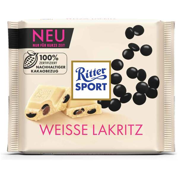 Ritter Sport Weisse Lakritz 100g