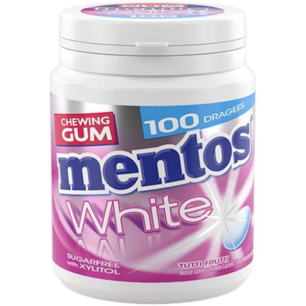 Mentos Gum White Tutti Frutti 150g