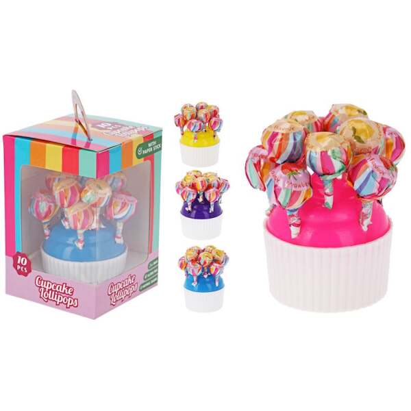 Cupcake mit 10 Lollipops