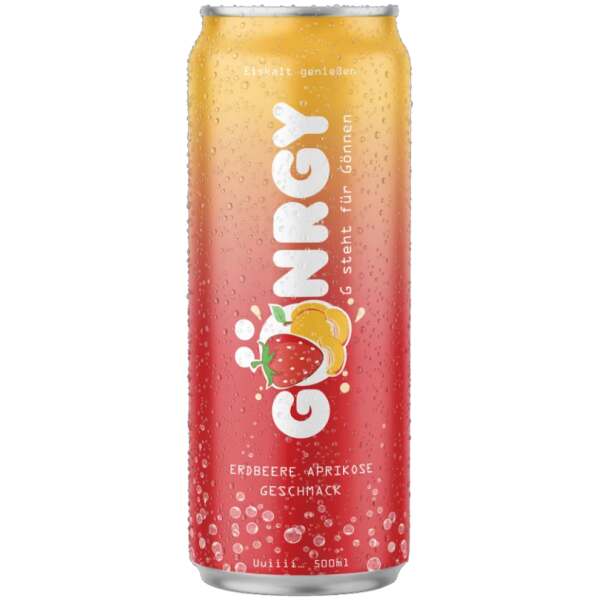 Gönrgy Erdbeere Aprikose Dose Zero 500ml