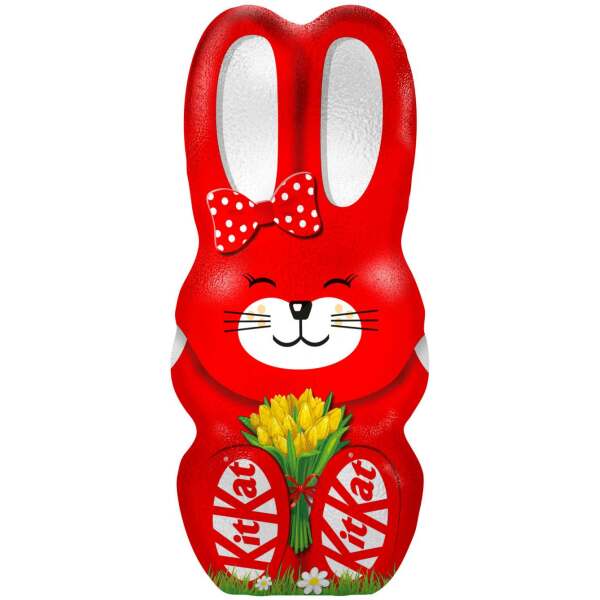 Kit Kat Osterhase Girl mit Blumen 85g