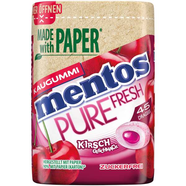 Mentos Fresh Cherry Kaugummi 90g