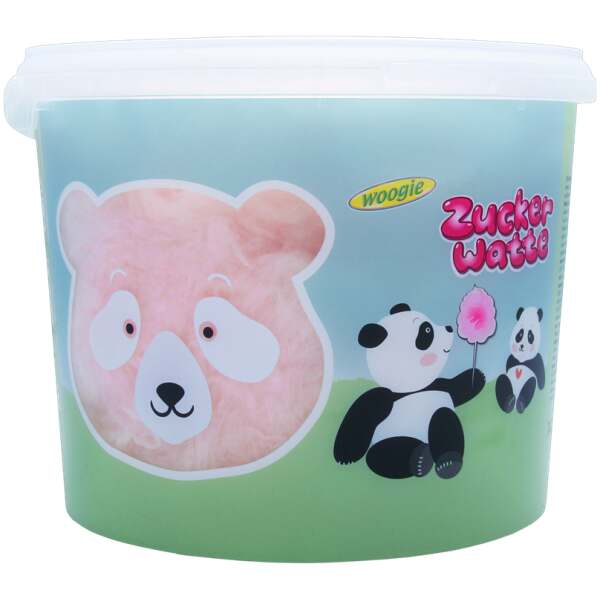 Panda Zuckerwatte 3l-Eimer 140g