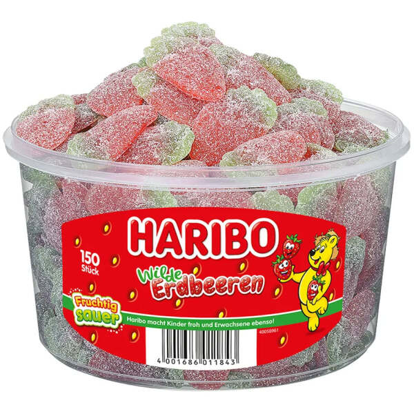 Haribo Wilde Erdbeeren sauer 150 Stück