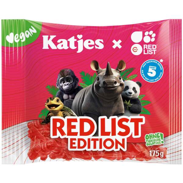 Katjes Red List Edition 175g