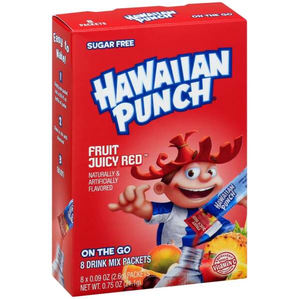 Hawaiian Punch On the Go Fruit Juicy Red
