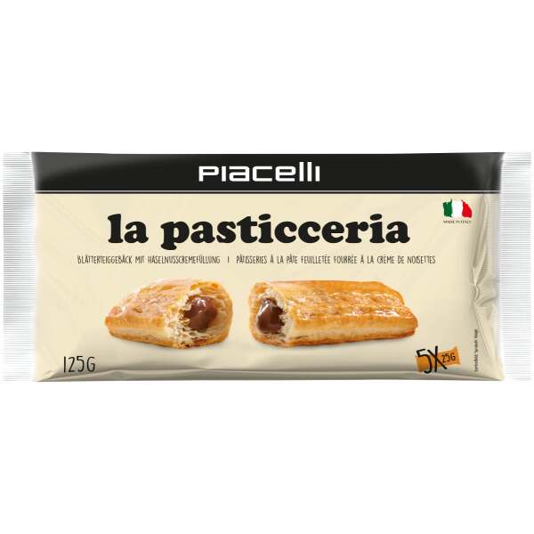 La Pasticceria Blätterteigröllchen mit Haselnusscremefüllung 125g