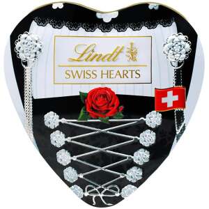 Lindt Herzdose Tracht Schwarz 90g - Lindt