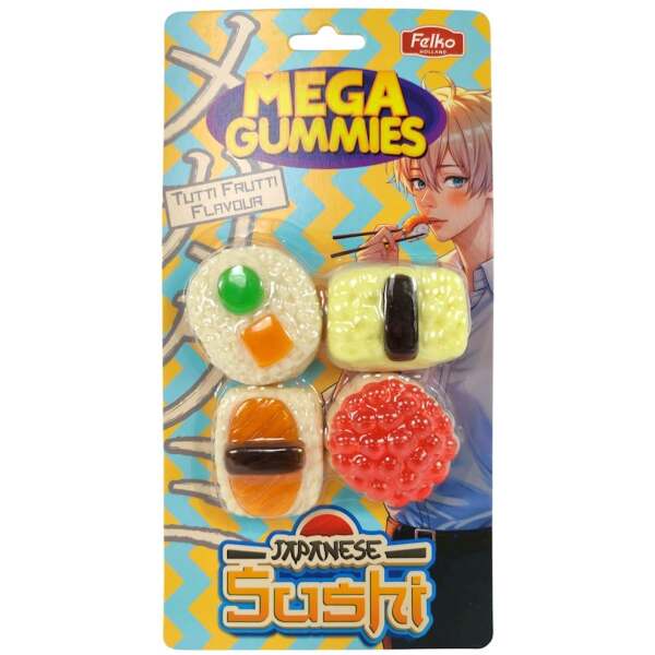 Mega Gummies Sushi 120g