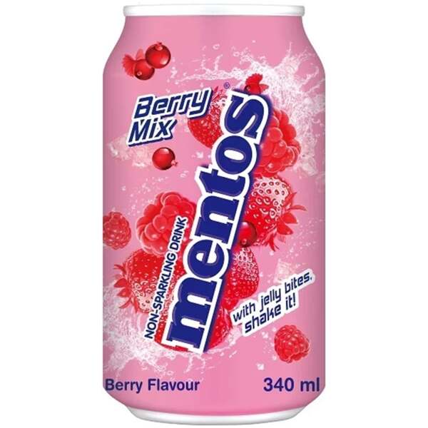 Mentos Non-Sparkling Drink Berry Mix 340ml