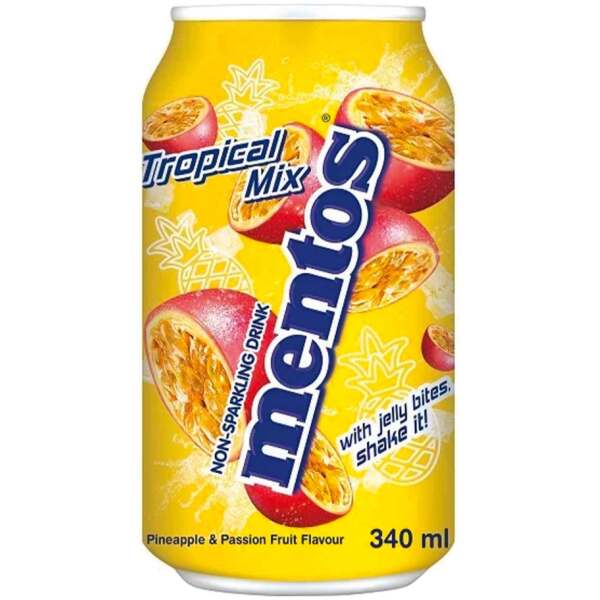 Mentos Non-Sparkling Drink Tropical Mix 340ml