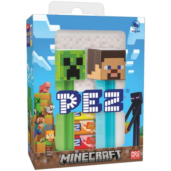 PEZ Minecraft Geschenkset Creeper & Steve