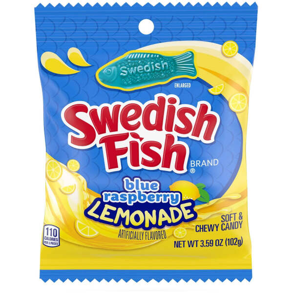 Swedish Fish Blue Raspberry 102g