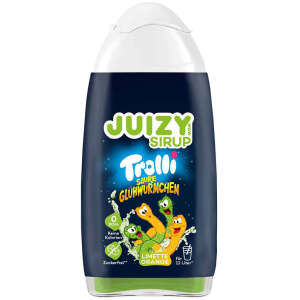 Trolli Saure Glühwürmchen Juizy Sirup Limette Orange 65ml - Trolli