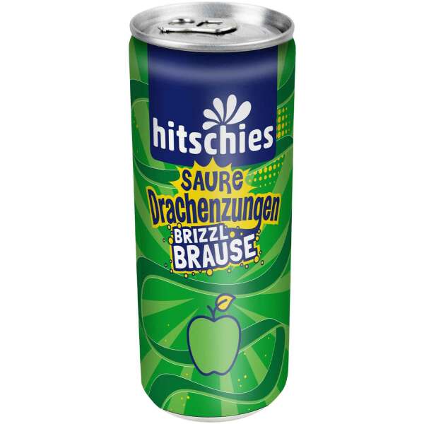 Hitschies Saure Drachenzungen brizzl Brause Apfel 250ml