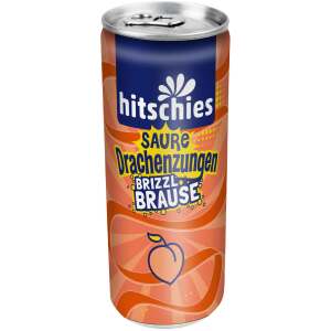 Hitschies Saure Drachenzungen brizzl Brause Pfirsich 250ml - Hitschies