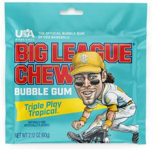 Big League Triple Play Tropical 60g - Big League Chew