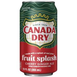 Canada Dry Fruit Splash Cherry Ginger Ale 355ml - Canada Dry
