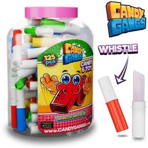 Candy Gangs Traubenzucker Lippenstift mit Pfeife 5g 125 Stück - Sweets