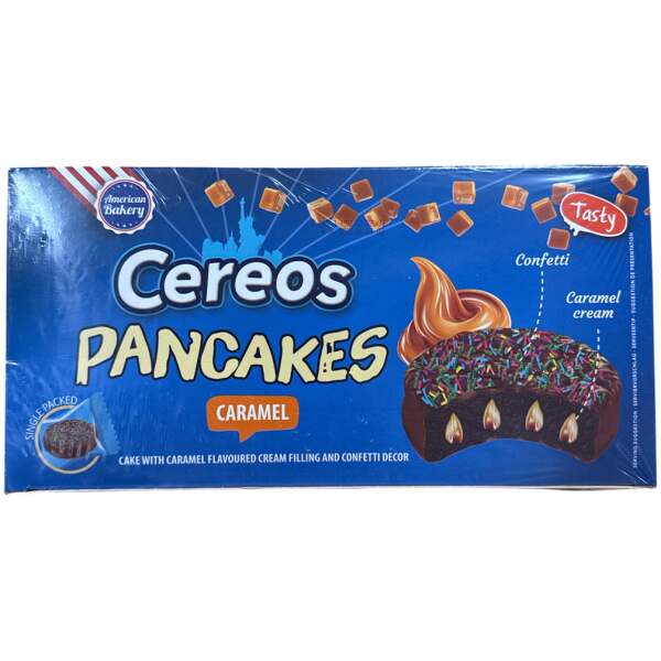 American Bakery Cereos Pancakes Caramel 150g