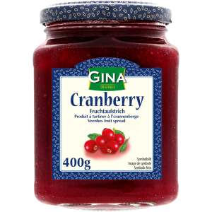 Gina Fruchtaufstrich Cranberry 400g - Gina Originale