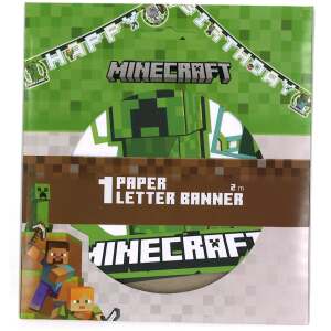 Girlande Happy Birthday Minecraft 2m - Sweets
