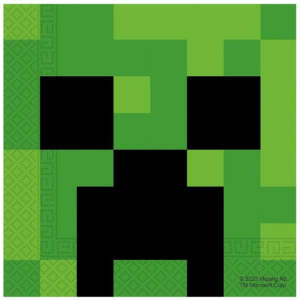 Servietten Minecraft 33 x 33cm 20 Stück - Sweets