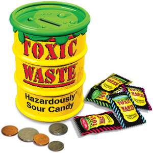 Toxic Waste Money Bank Yellow 84g - Toxic Waste