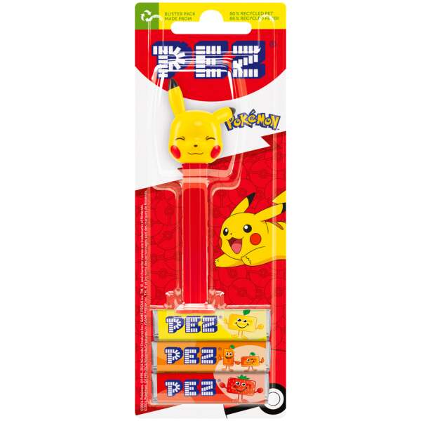 PEZ Spender Pokemon Pikachu Happy
