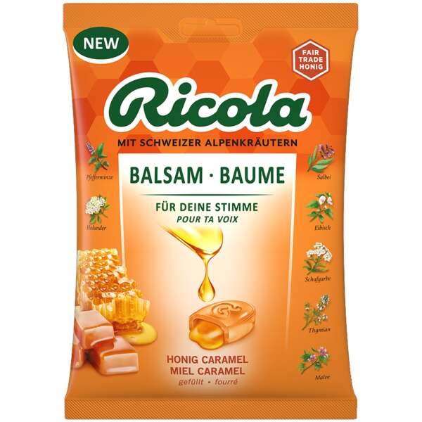 Ricola Balsam Honig & Caramel 68g