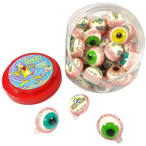 Funny Candy Fun-Eye Candy 18g 50 Stück