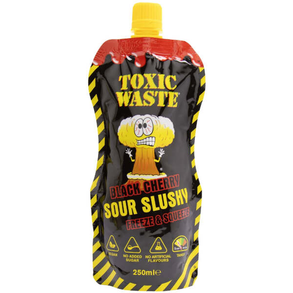 Toxic Waste Sour Slushy Black Cherry 250ml