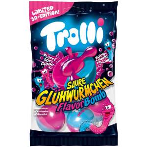 Trolli Saure Glühwürmchen Flavor Bomb 4er 75g - Trolli
