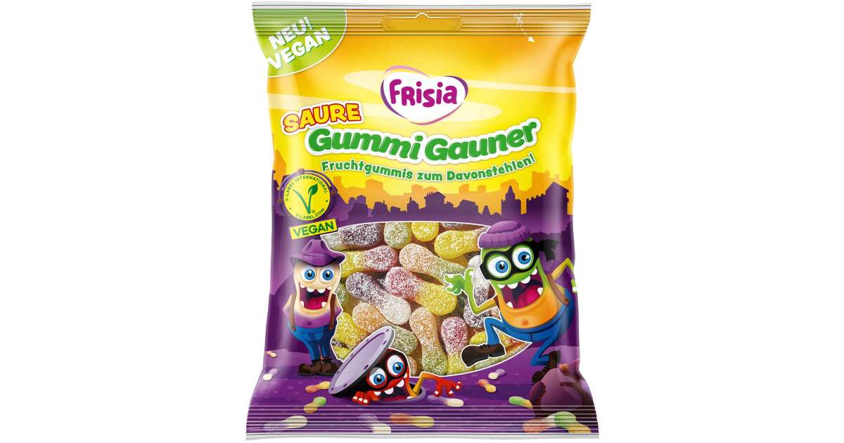 Frisia Saure Gummi Gauner 175g | Sweets.ch