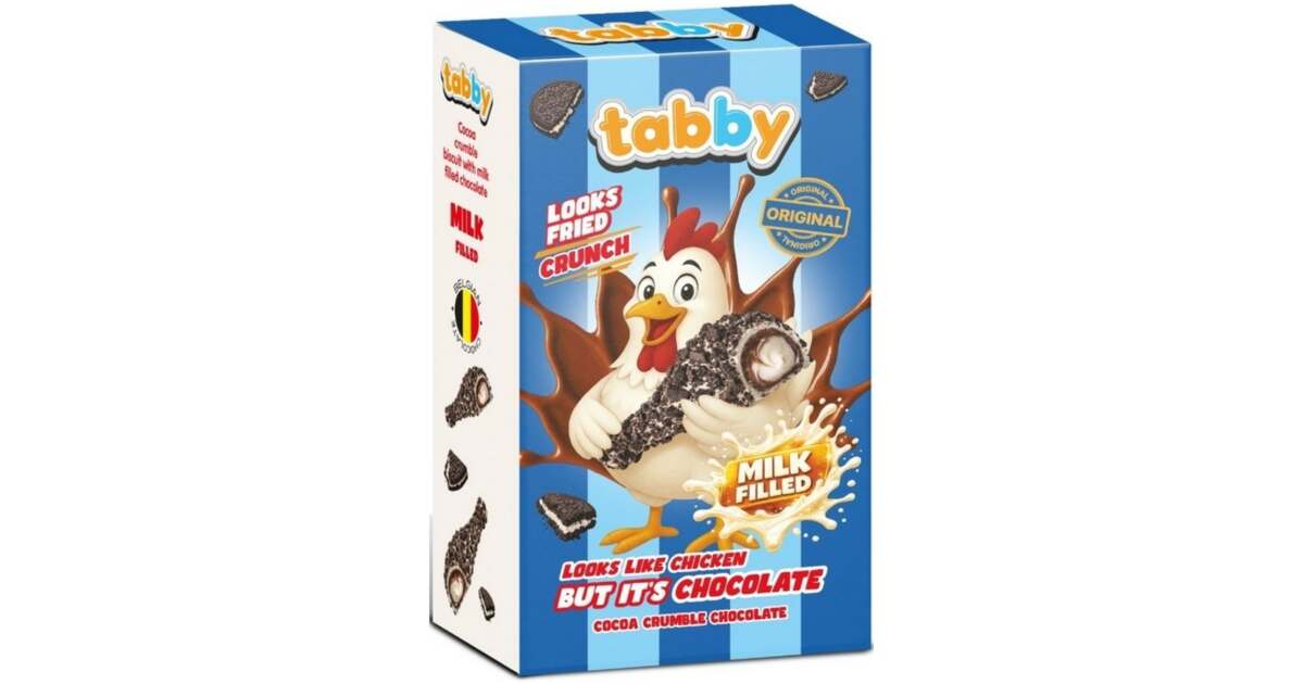 Tabby Chicken Chocolate Oreo Style 50g | Sweets.ch